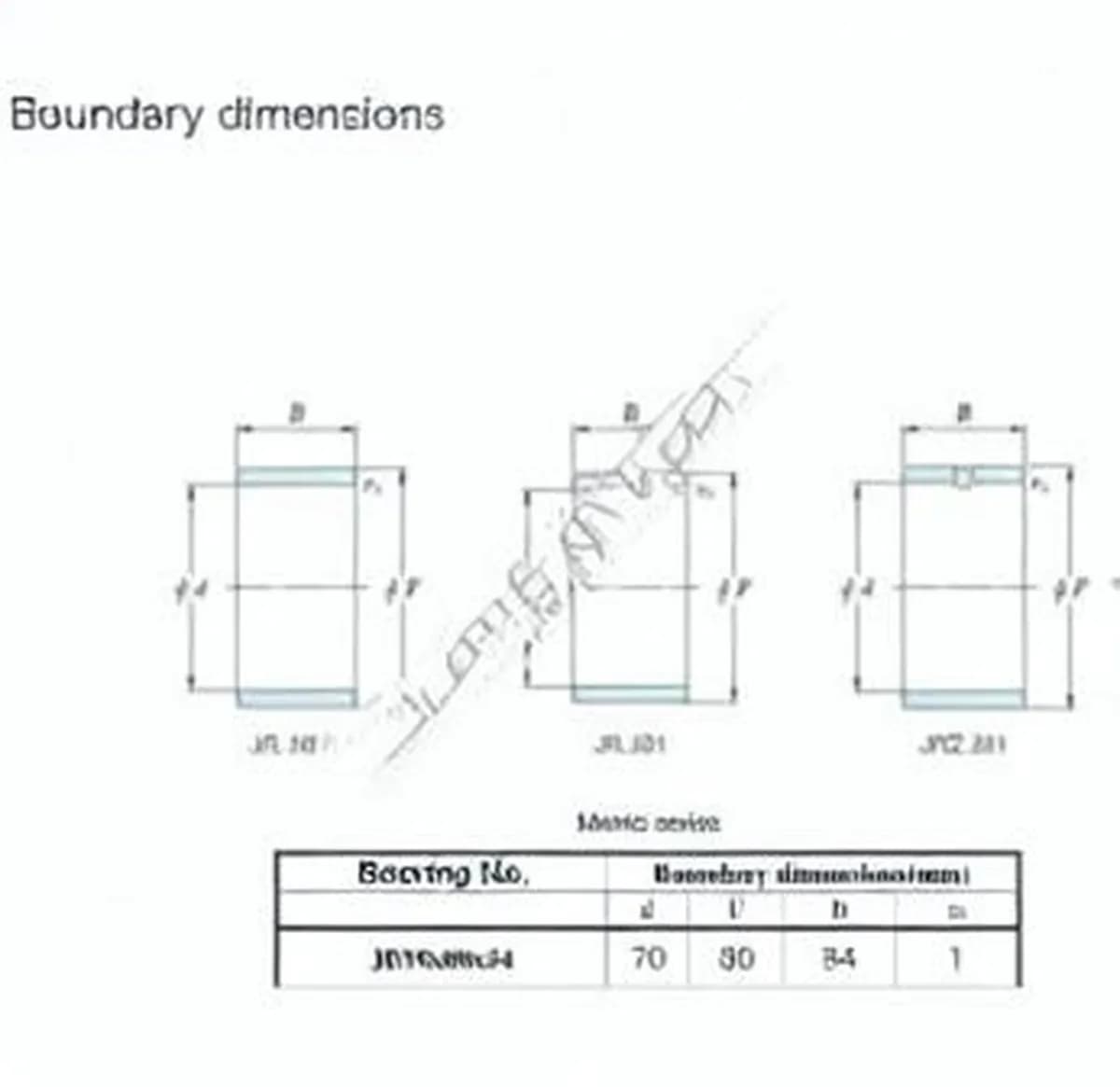 JTEKT JR70X80X54-JTEKT - Image 1
