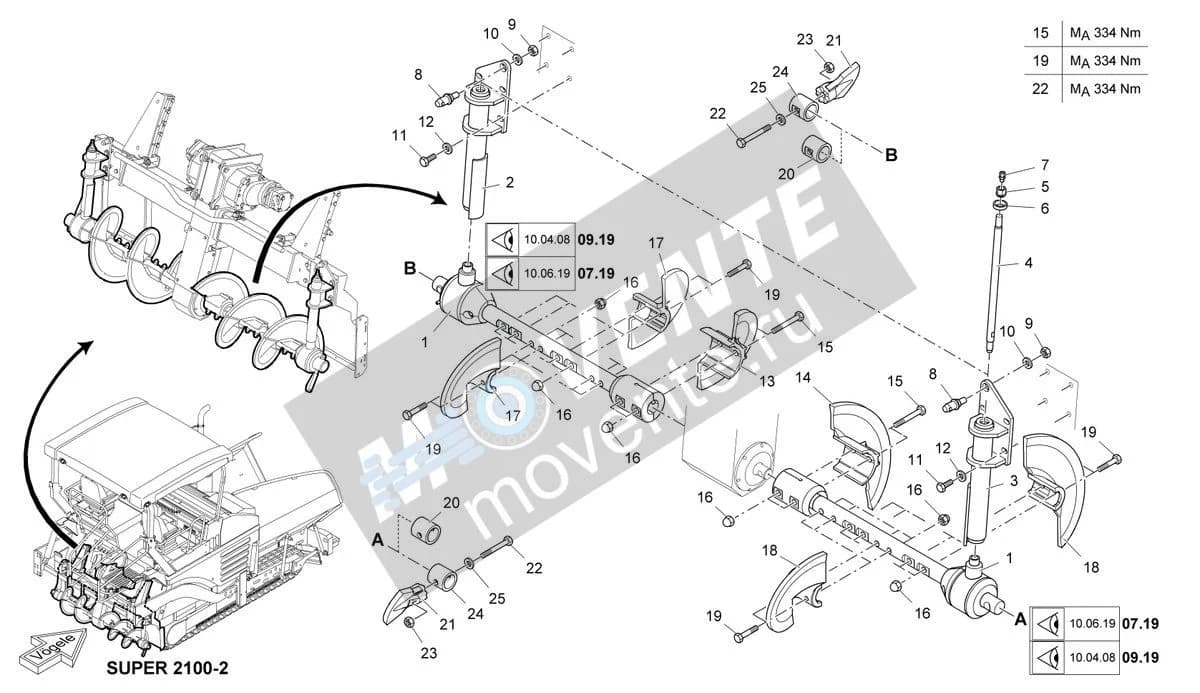 4622012506 подшипник Vögele - Image 1