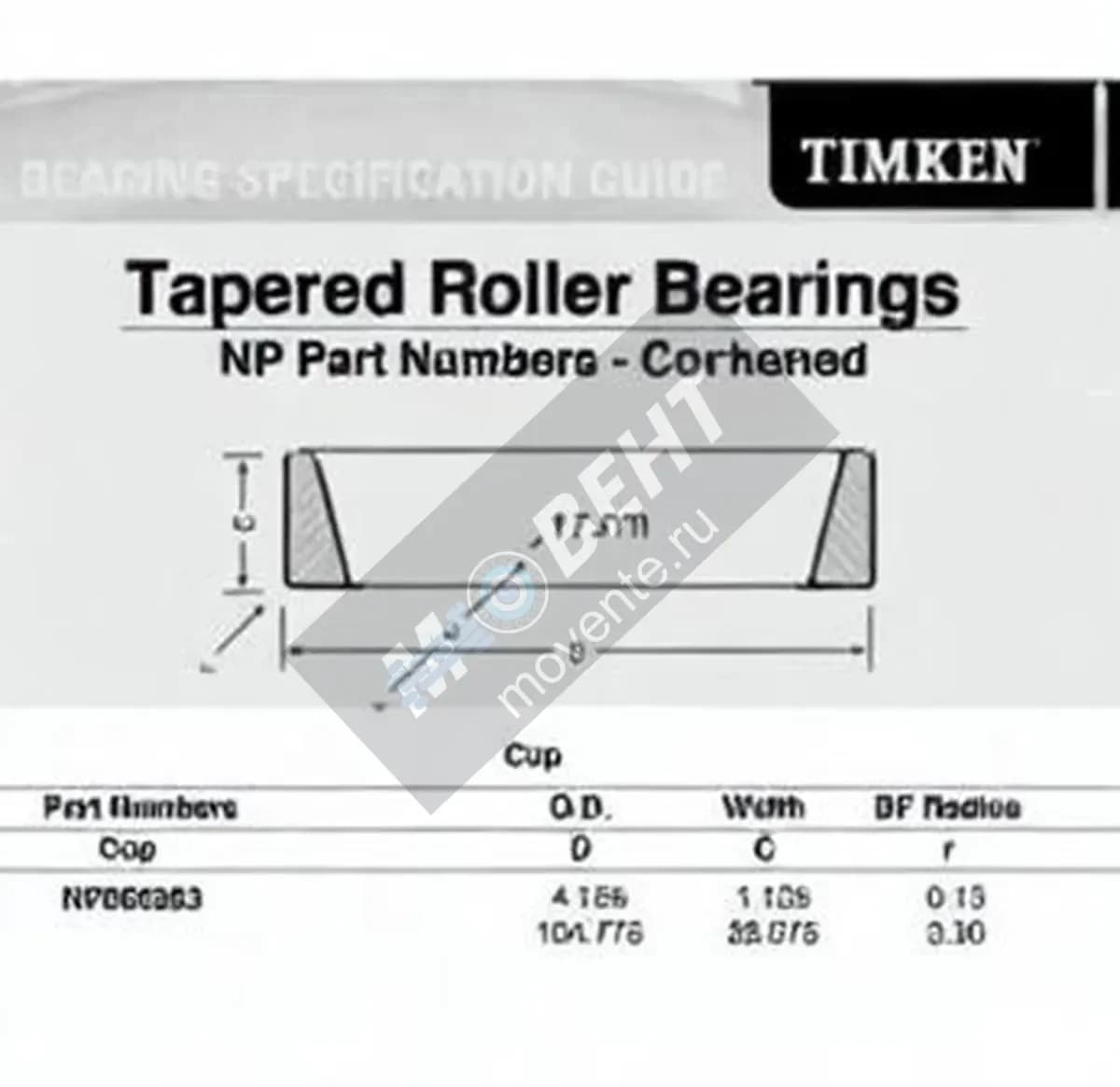 TIMKEN NP865283-TIMKEN - Image 1