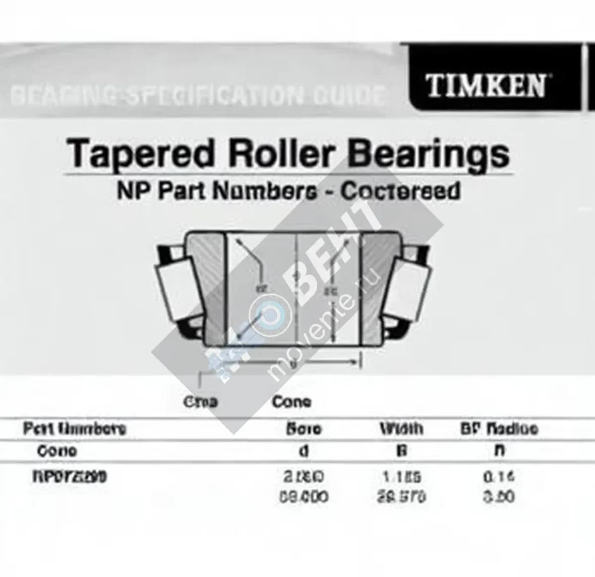 TIMKEN NP972299-TIMKEN - Image 1