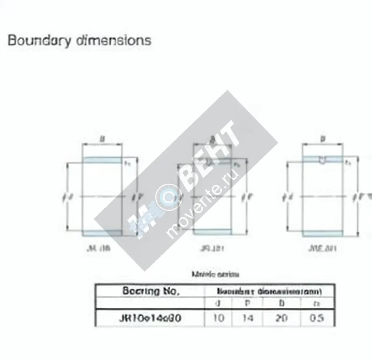 JTEKT JR10X14X20-JTEKT - Image 1