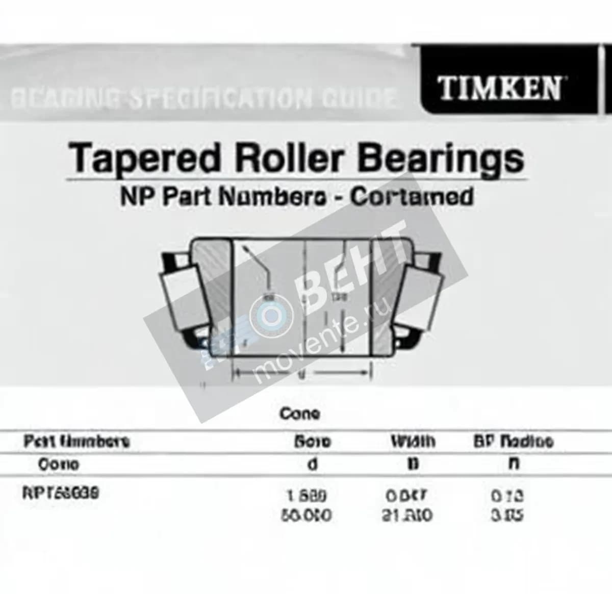 TIMKEN NP125626-TIMKEN - Image 1