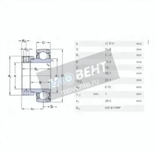 FAG YET207-105-FAG - Image 1