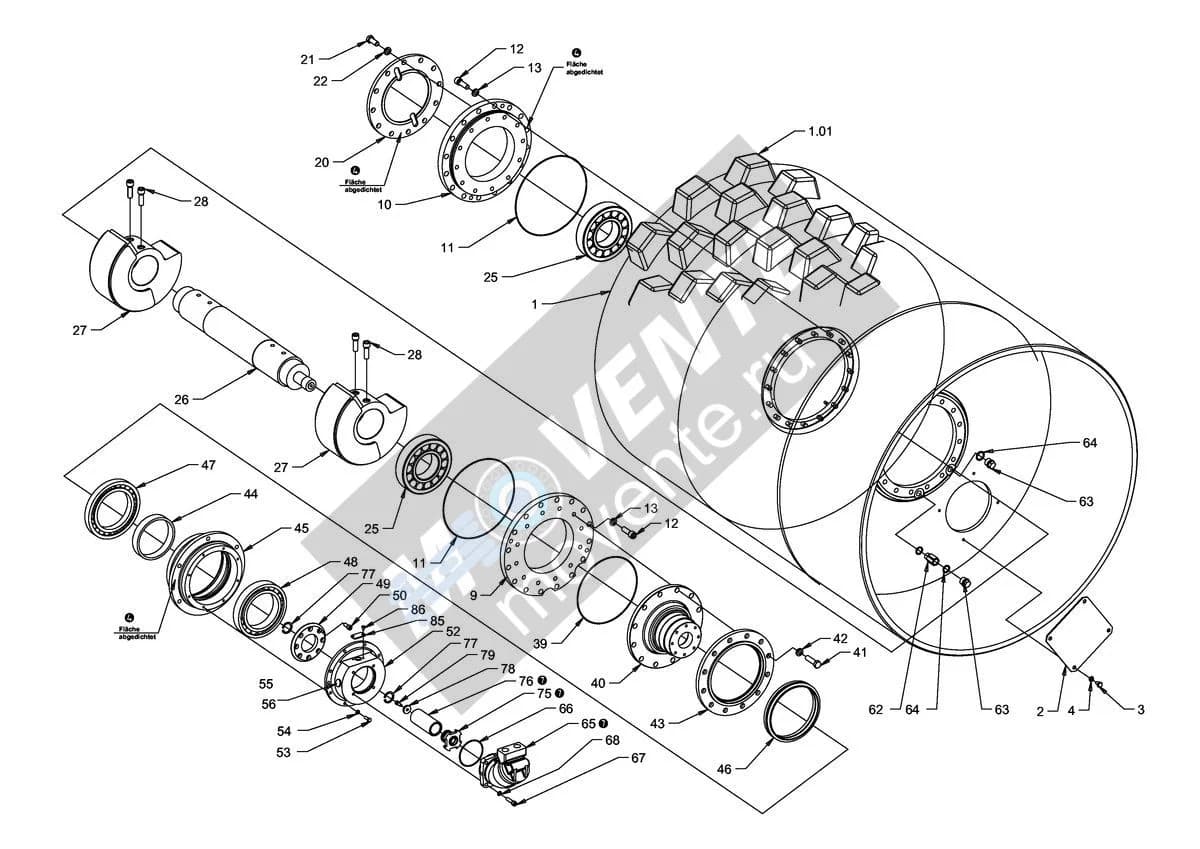 460044 подшипник Hamm - Image 1