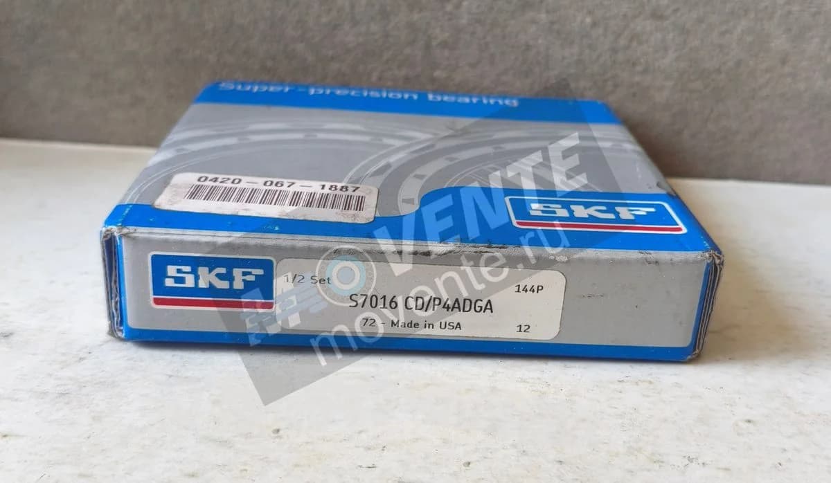 Подшипник S7016 CD/P4A SKF USA Оригинал - Image 1