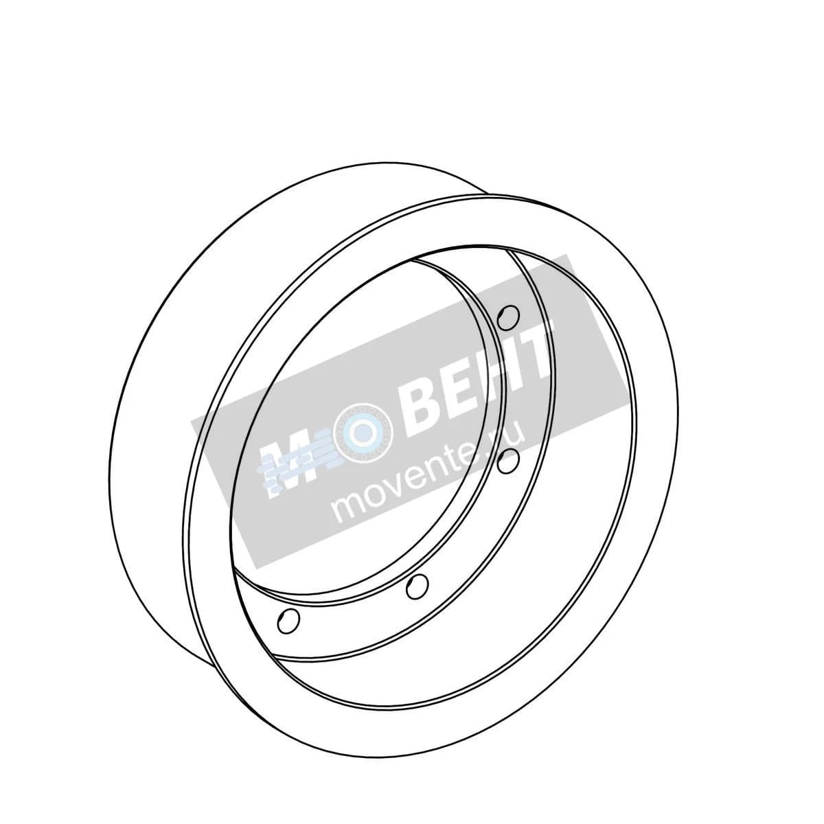 T291838: Штампованный фланцевый корпус